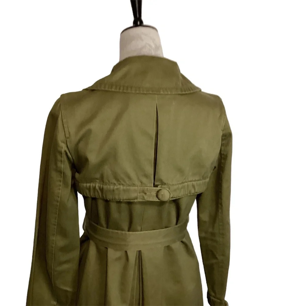 DKNY jacket  green chore  double breasted  utility SZ XS - Picture 5 of 10
